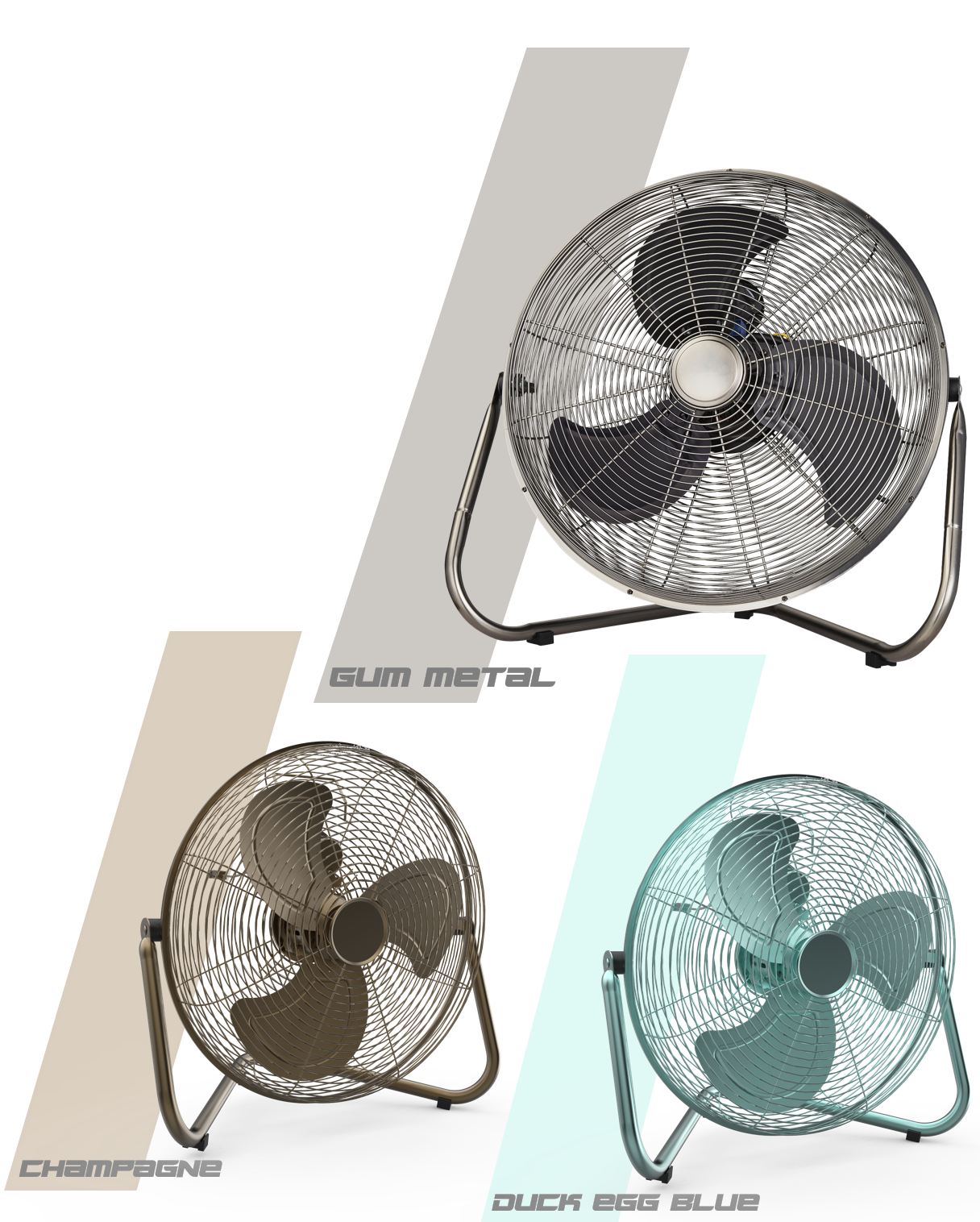 18" (45CM) High Velocity Floor Fan